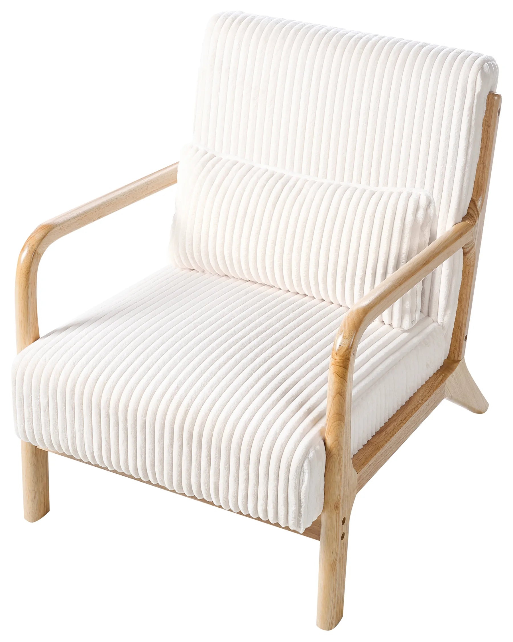 Armchair SORSELE Corduroy White