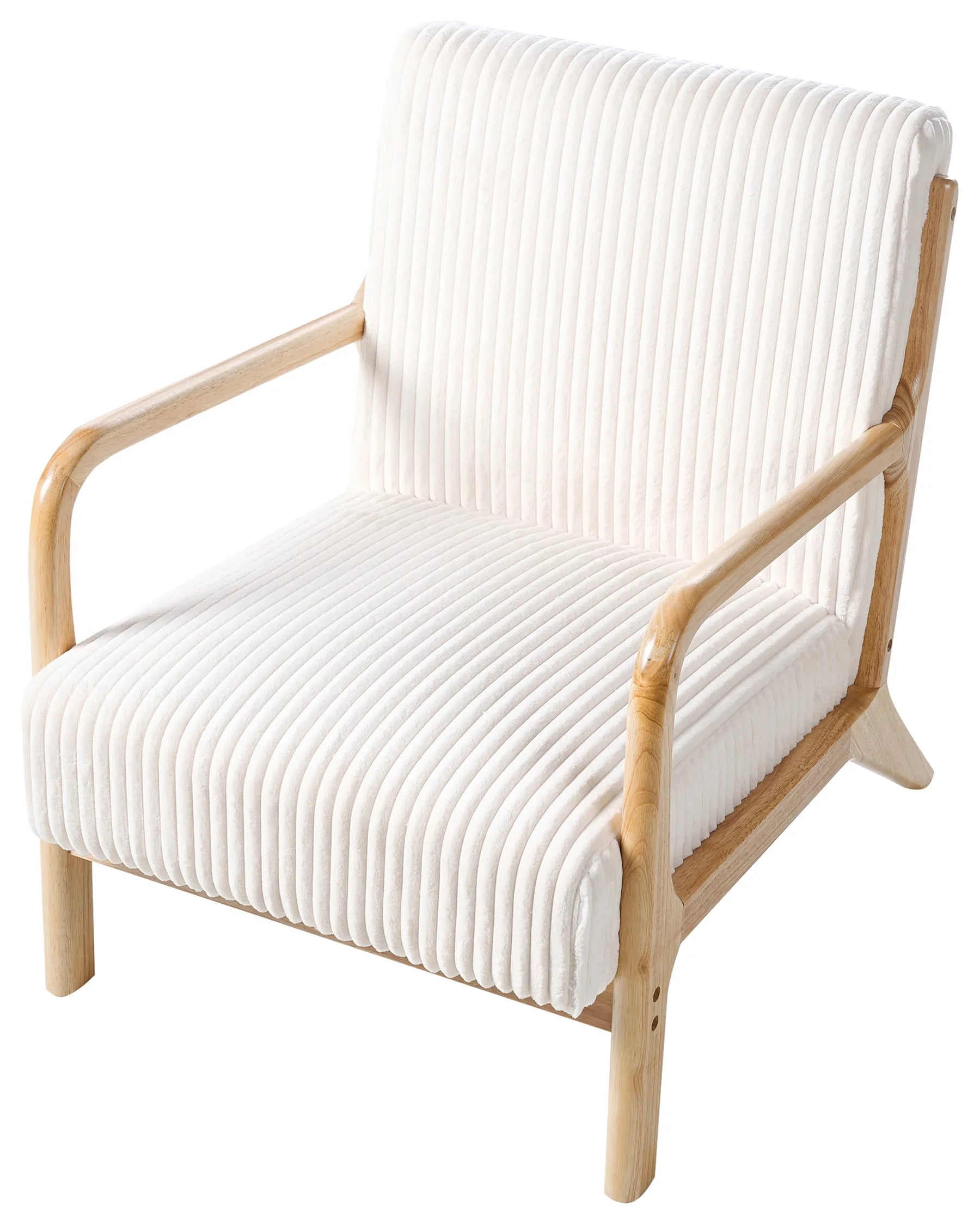 Armchair SORSELE Corduroy White