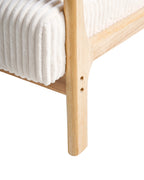 Armchair SORSELE Corduroy White