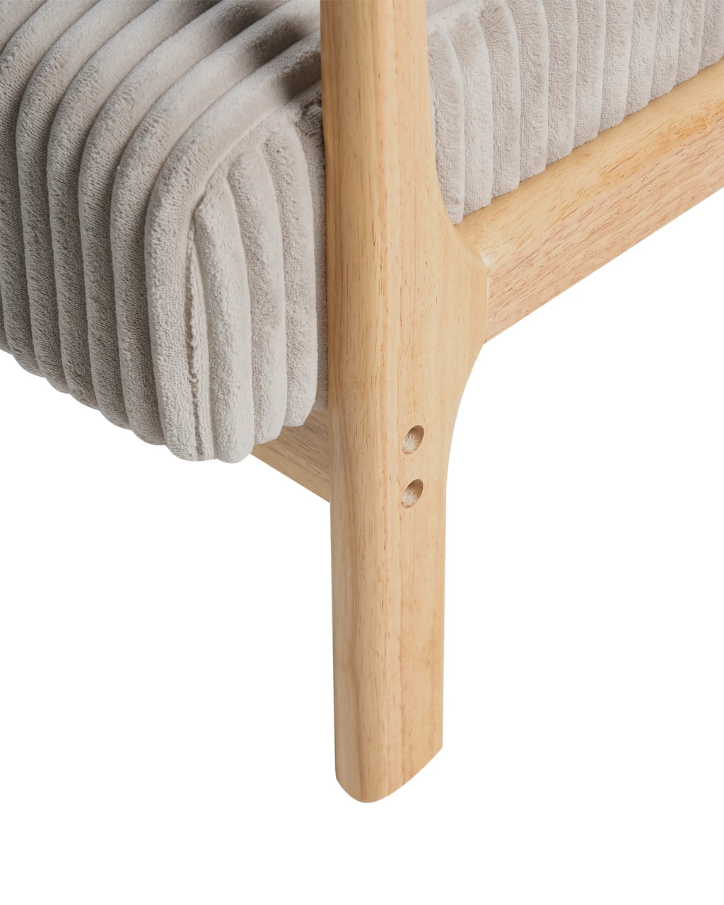 Armchair SORSELE Corduroy Beige