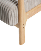 Armchair SORSELE Corduroy Beige
