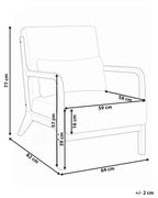 Armchair SORSELE Corduroy Beige