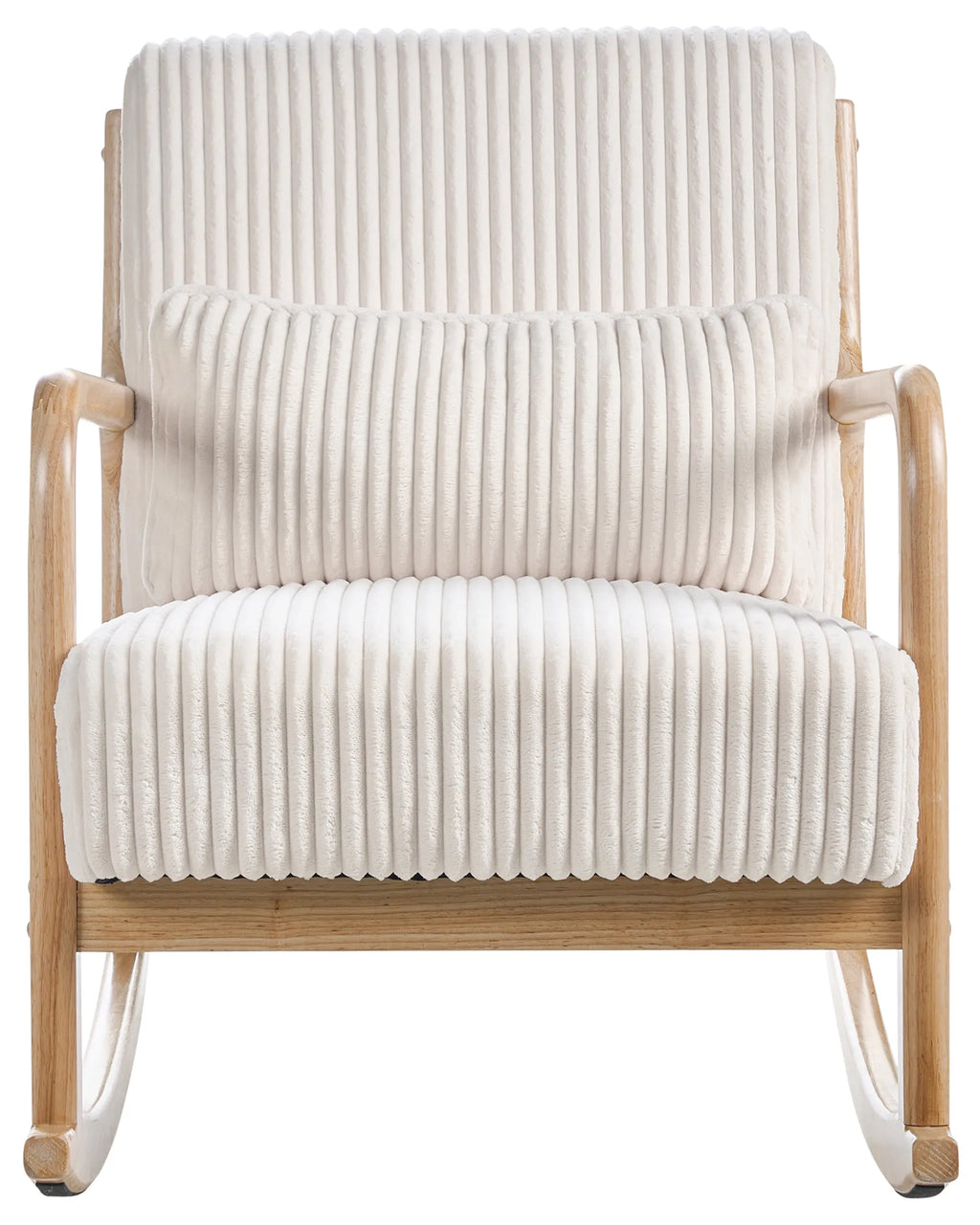 Rocking Chair SORSELE Corduroy White