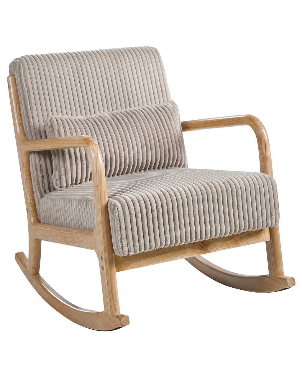 Rocking Chair SORSELE Corduroy Beige