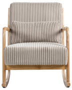 Rocking Chair SORSELE Corduroy Beige