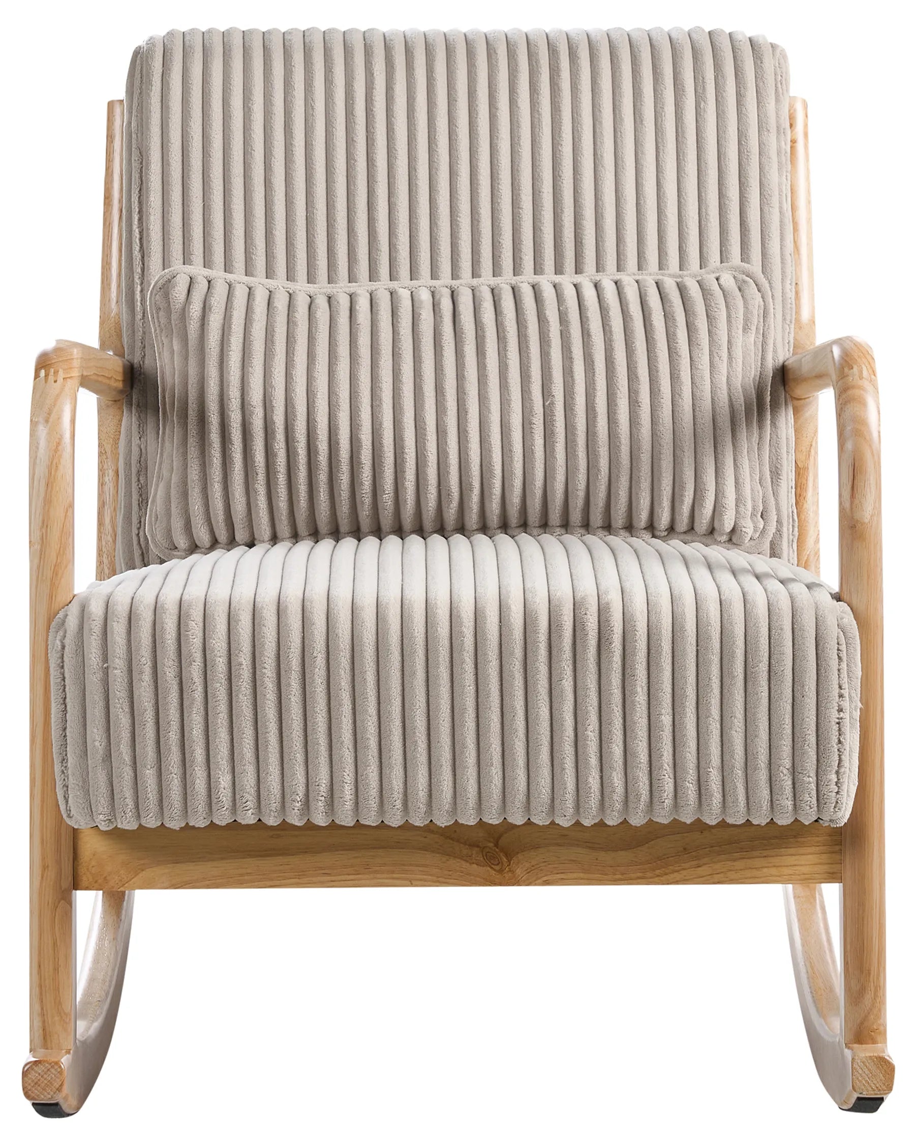 Rocking Chair SORSELE Corduroy Beige