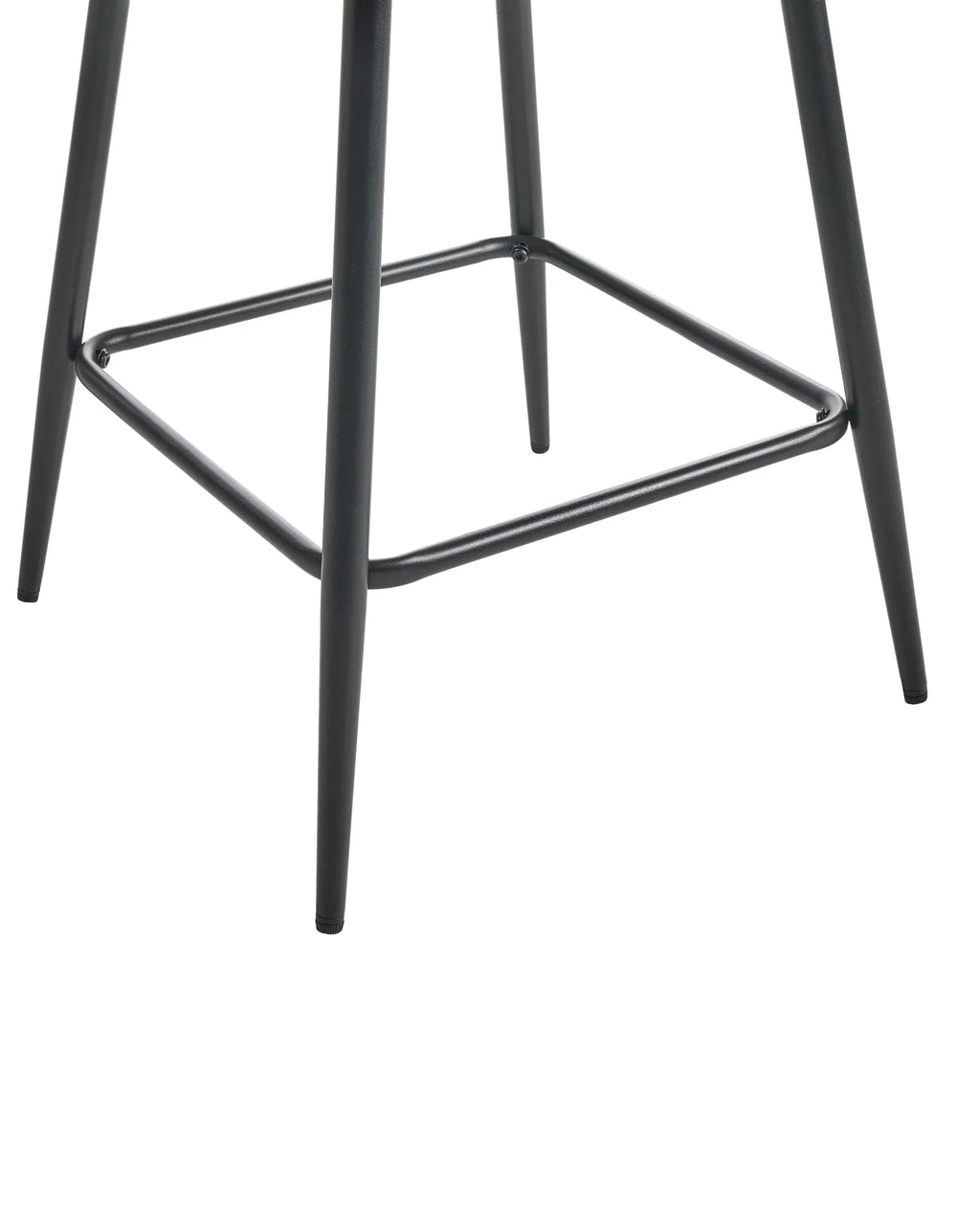 Set of 2 Bar Chairs SANILAC Velvet Olive Green