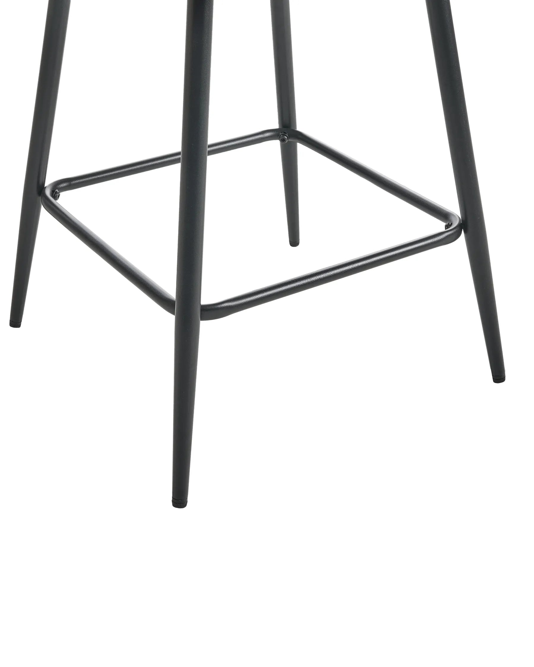 Set of 2 Bar Chairs SANILAC Velvet Olive Green