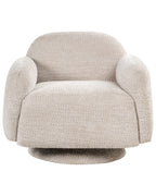 Swivel Armchair AAPUA Fabric Beige