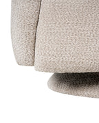 Swivel Armchair AAPUA Fabric Beige