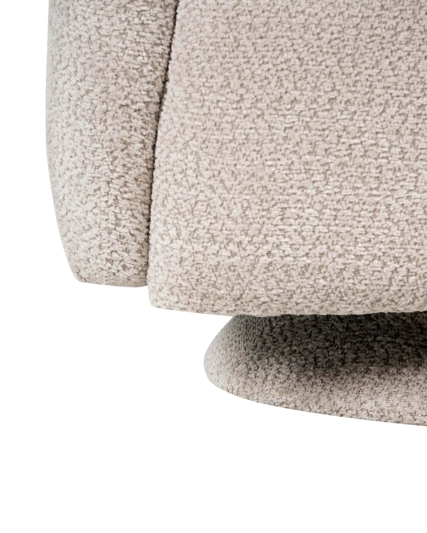 Swivel Armchair AAPUA Fabric Beige