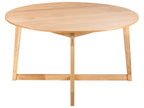 Dining Table WAIPORI Light Oak 140 cm 140 cm
