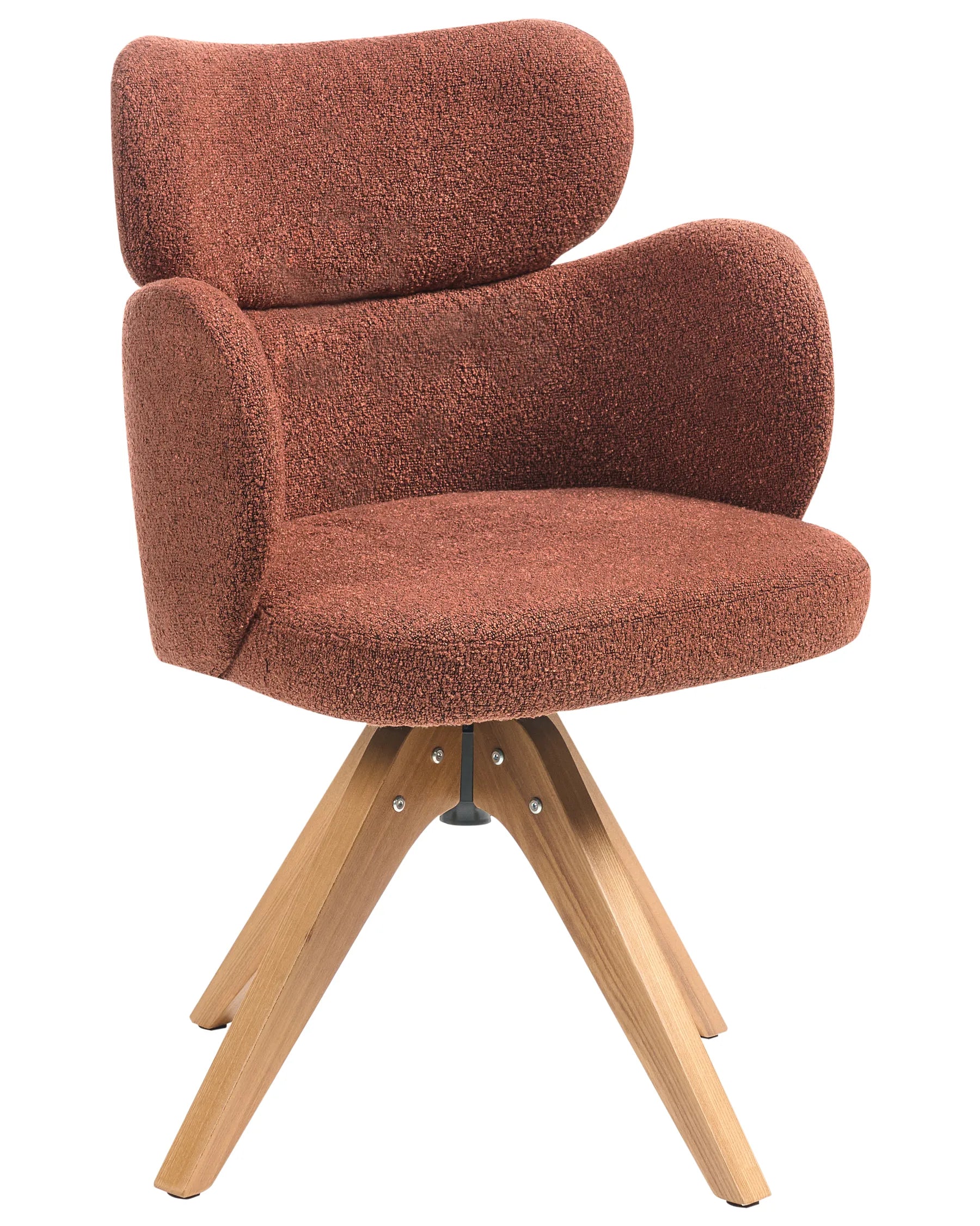 Dining Chair Swivel MARCY Boucle Orange