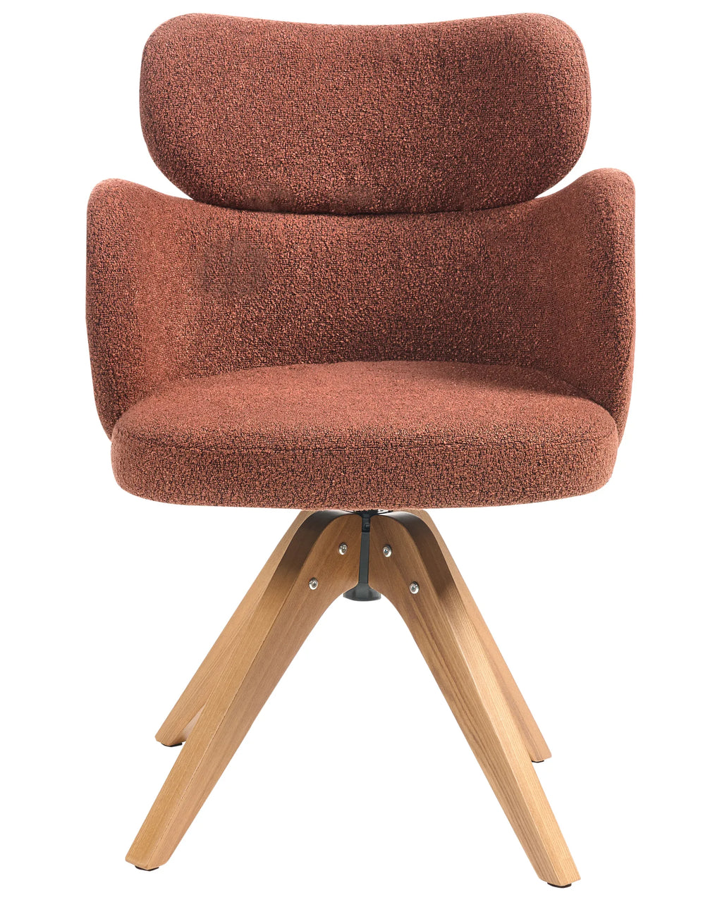 Dining Chair Swivel MARCY Boucle Orange