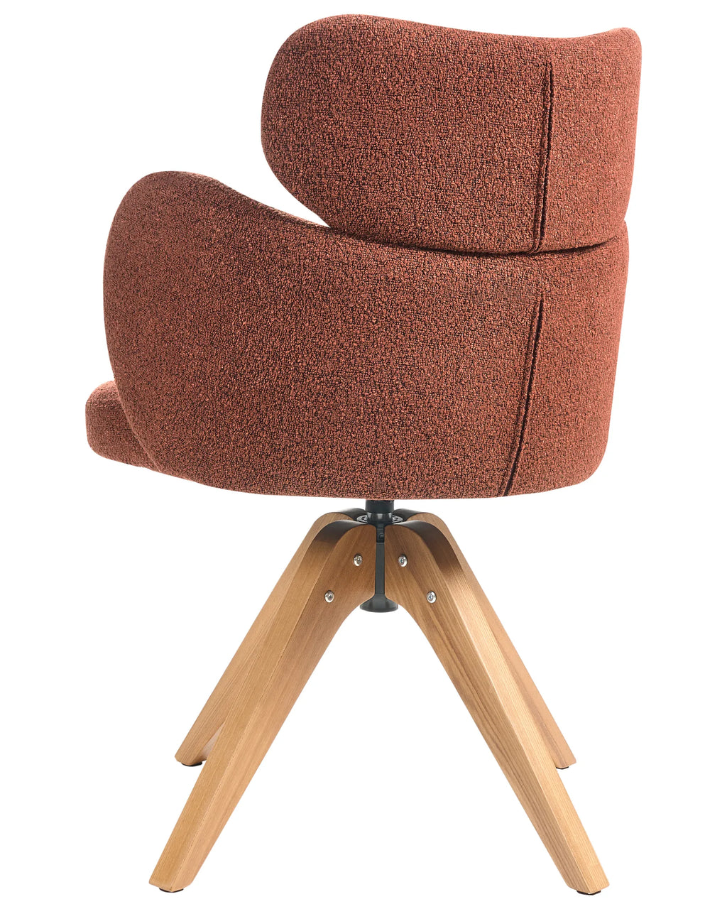 Dining Chair Swivel MARCY Boucle Orange