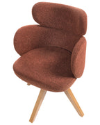 Dining Chair Swivel MARCY Boucle Orange