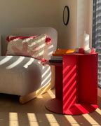Side Table TAGGART Metal Red