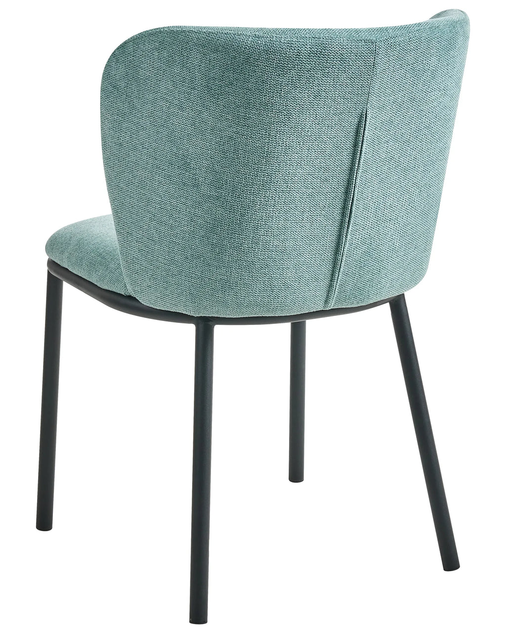Set of 2 Dining Chairs ARTESIA Fabric Mint Green