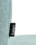 Set of 2 Dining Chairs ARTESIA Fabric Mint Green