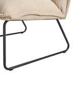 Set of 2 Armchairs BJASTA Corduroy Beige