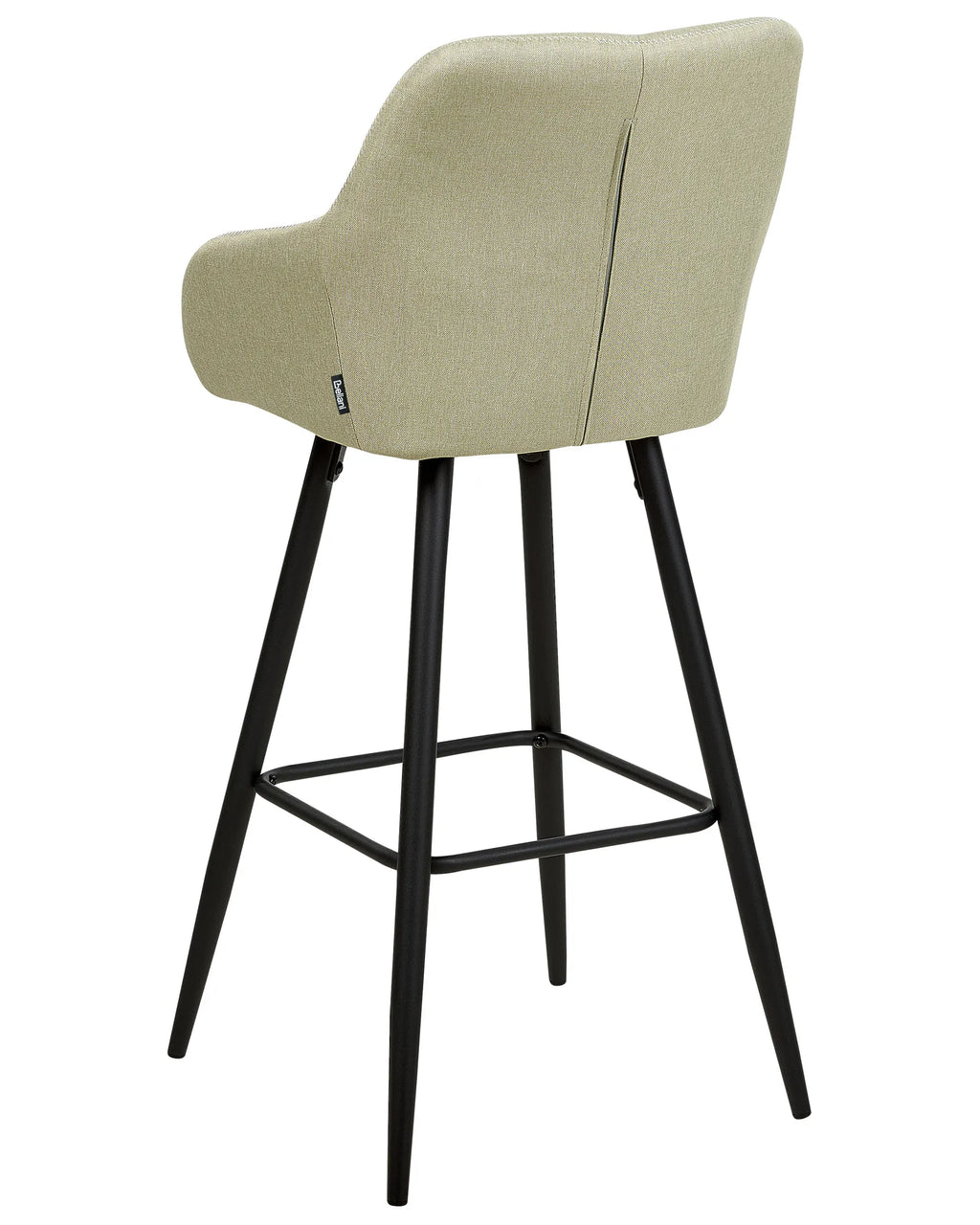 Set of 2 Bar Chairs DARIEN Light Green