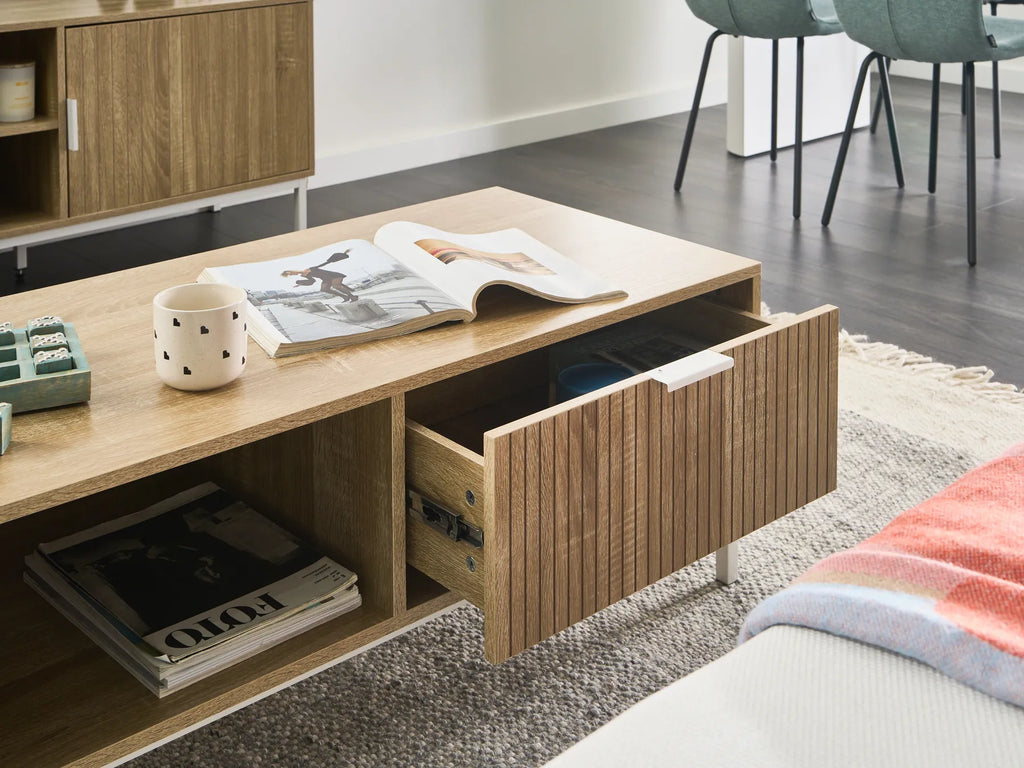 Coffee Table ROYALLA Light Brown