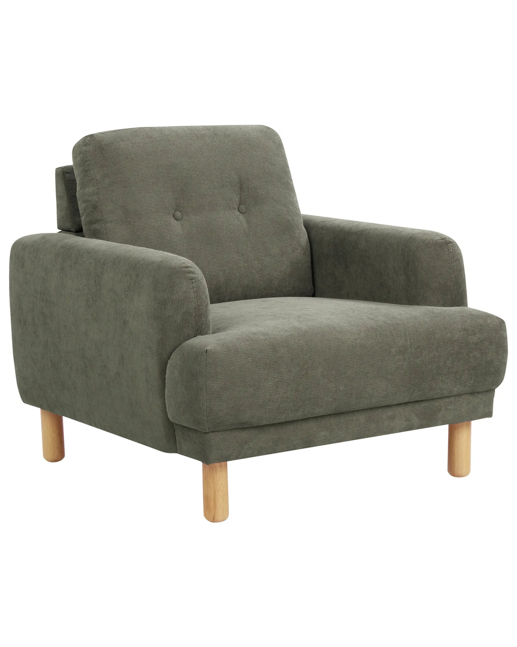 Armchair TUVE Corduroy Dark Green