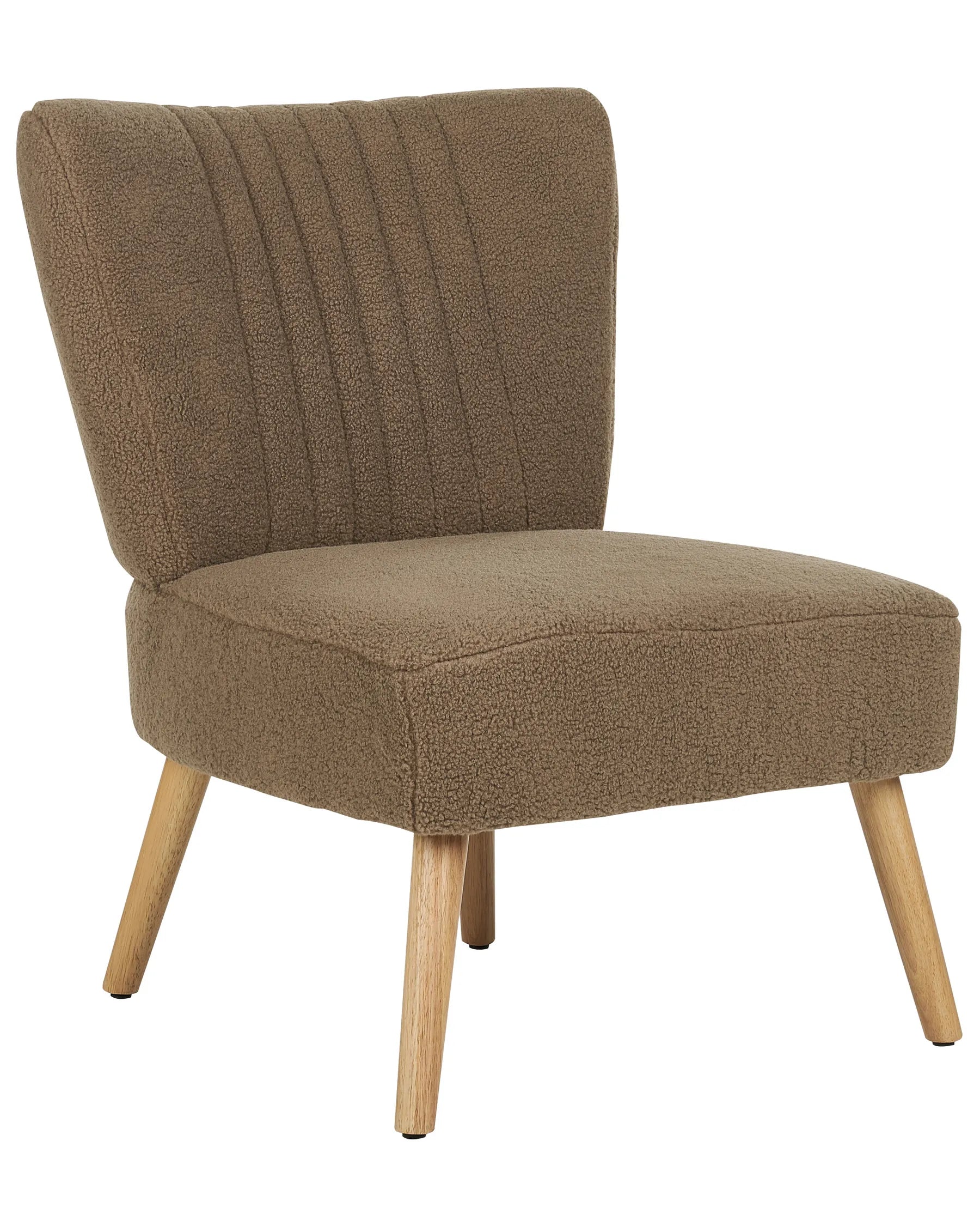 Armchair VAASA Boucle Brown