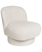 Swivel Armchair AYLO Boucle Off-White