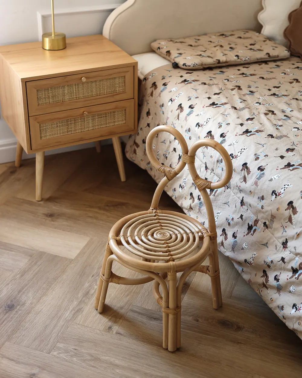 Kids Chair MIRTIA Rattan Natural