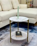 Side Table REVA White Marble