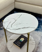 Side Table REVA White Marble