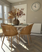 Set of 2 Dining Chairs CORNELL Metal Light Beige