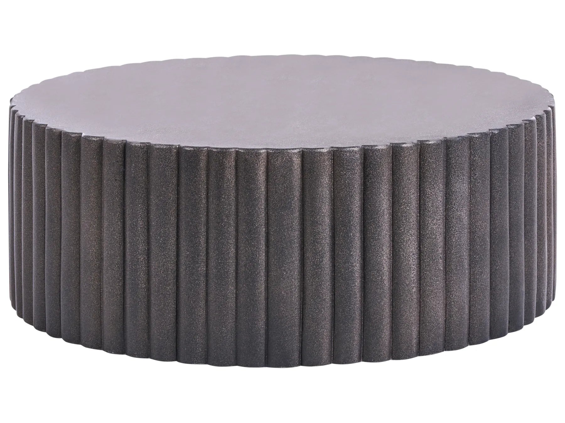 Coffee Table POZZA 117 cm 117 cm Black