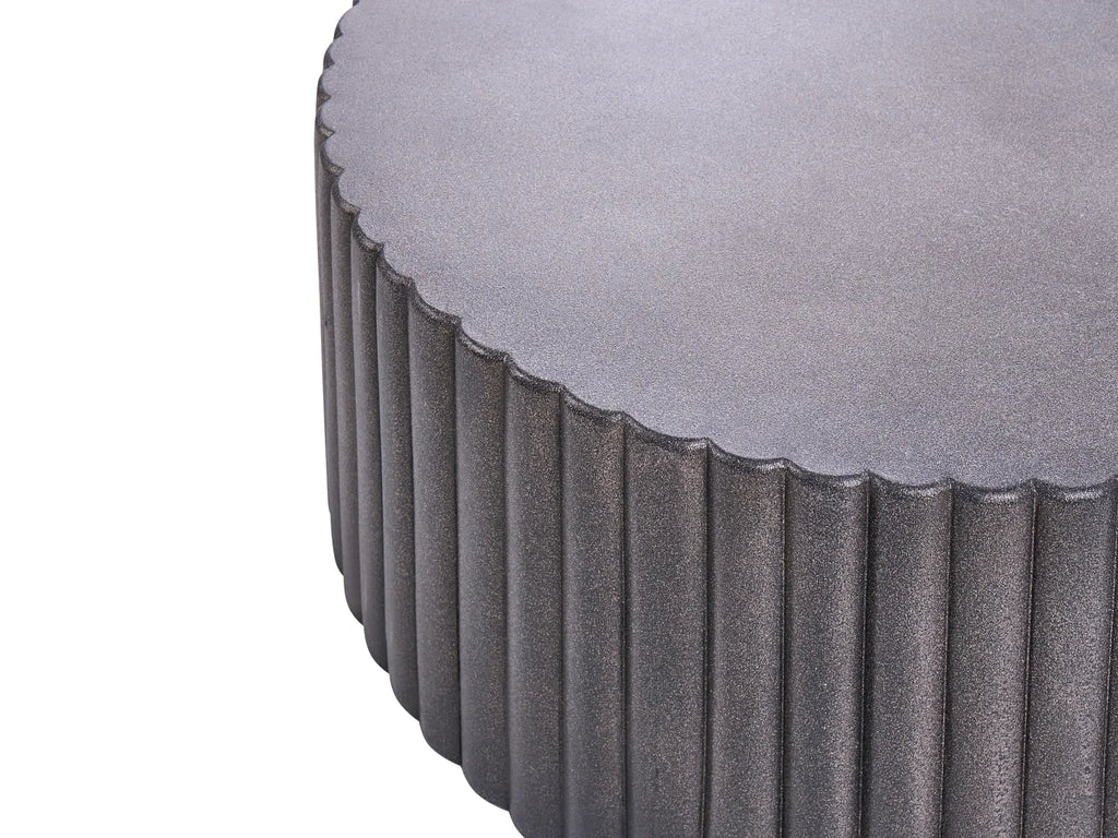 Coffee Table POZZA 117 cm 117 cm Black