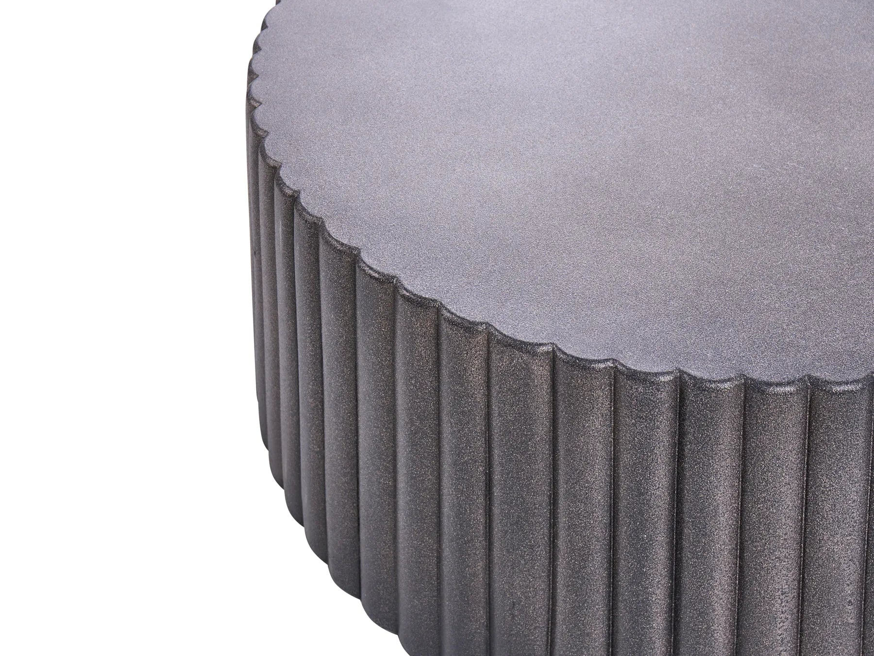 Coffee Table POZZA 117 cm 117 cm Black