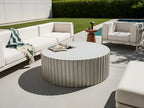 Coffee Table POZZA 117 cm 117 cm Grey