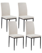 Set of 4 Dining Chairs RADA Fabric Light Beige — main product view