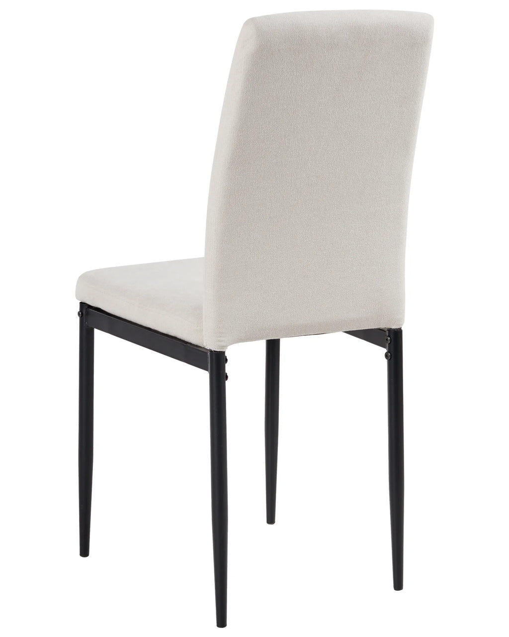 Set of 4 Dining Chairs RADA Fabric Light Beige — front product view