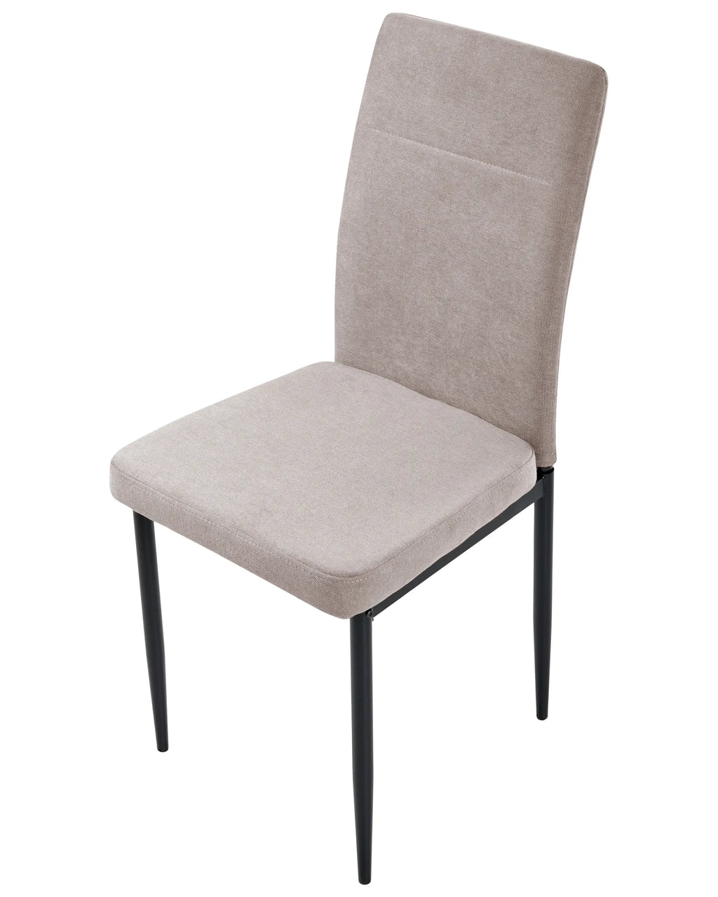 Set of 4 Dining Chairs RINER Fabric Taupe