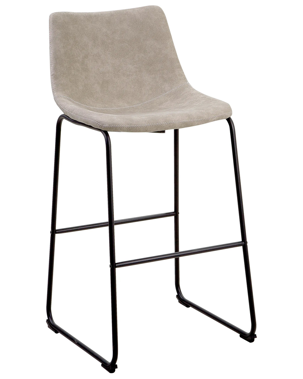 Set of 2 Bar Chairs FRANKS Beige