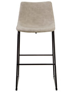 Set of 2 Bar Chairs FRANKS Beige