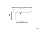 Coffee Table DORA Ceramic Black