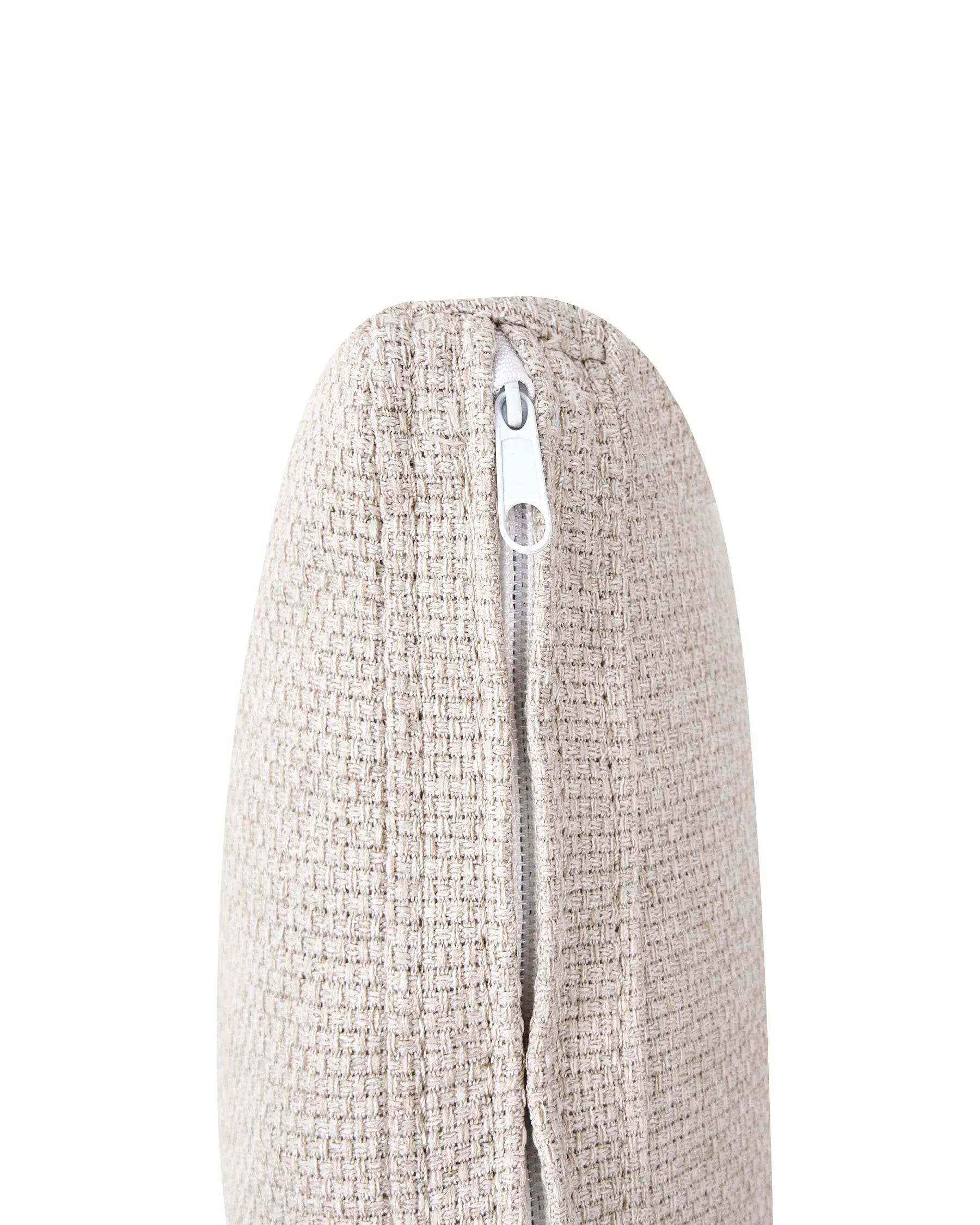 Armchair RINGEL with Cushions Fabric Light Beige