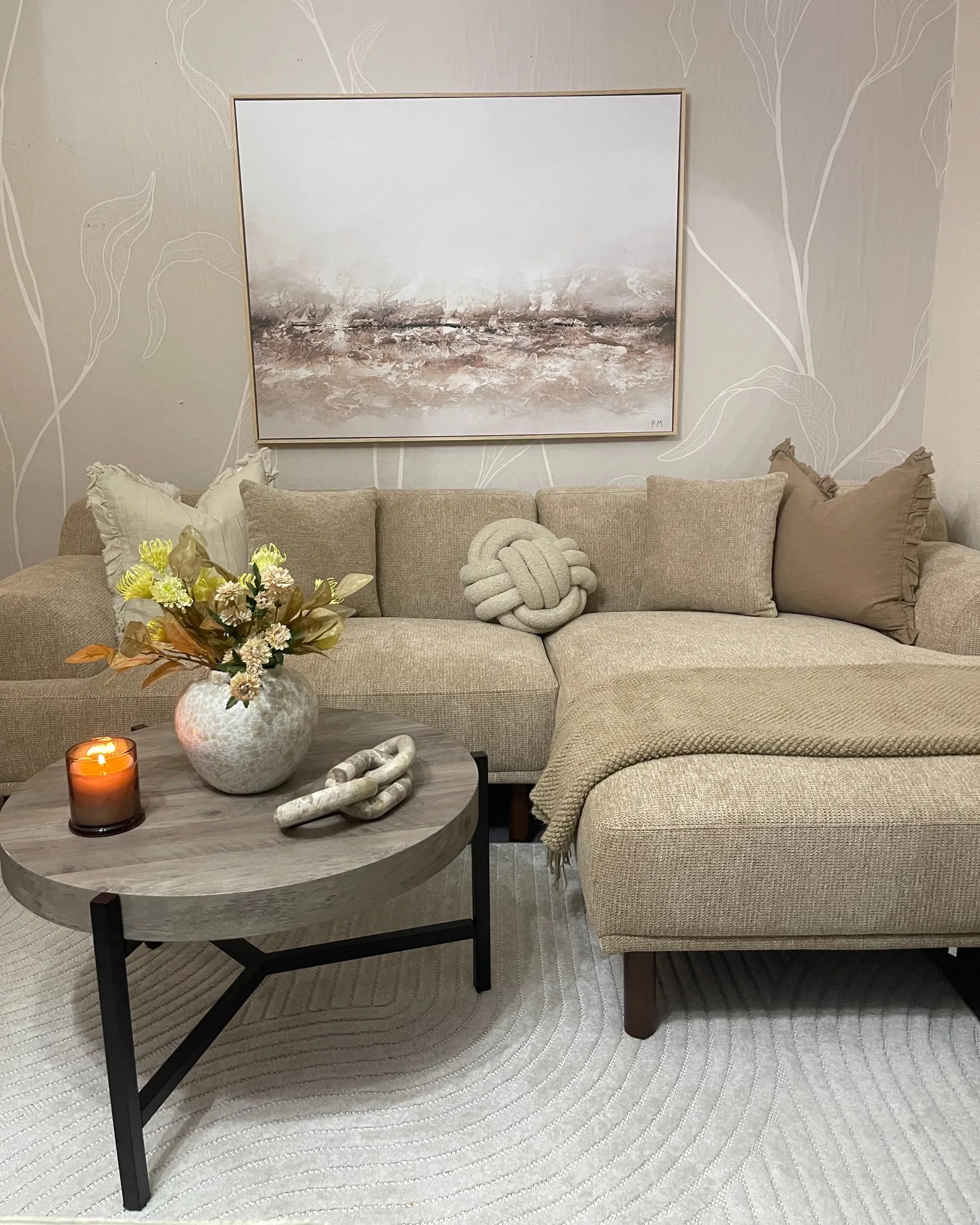 Coffee Table BONITA Taupe