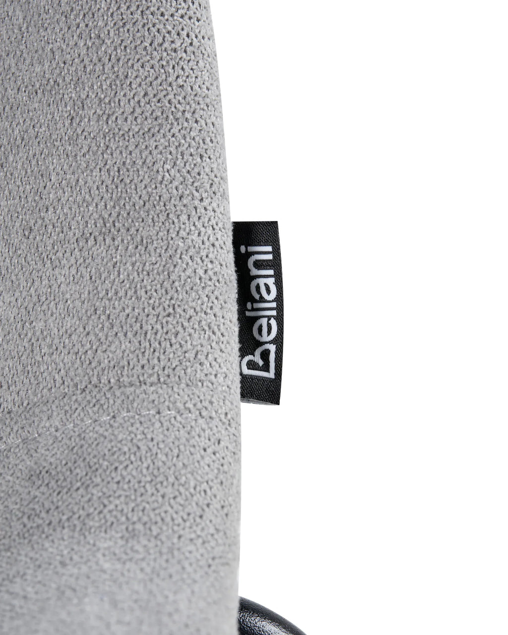 Set of 4 Dining Chairs TILLER Fabric Grey