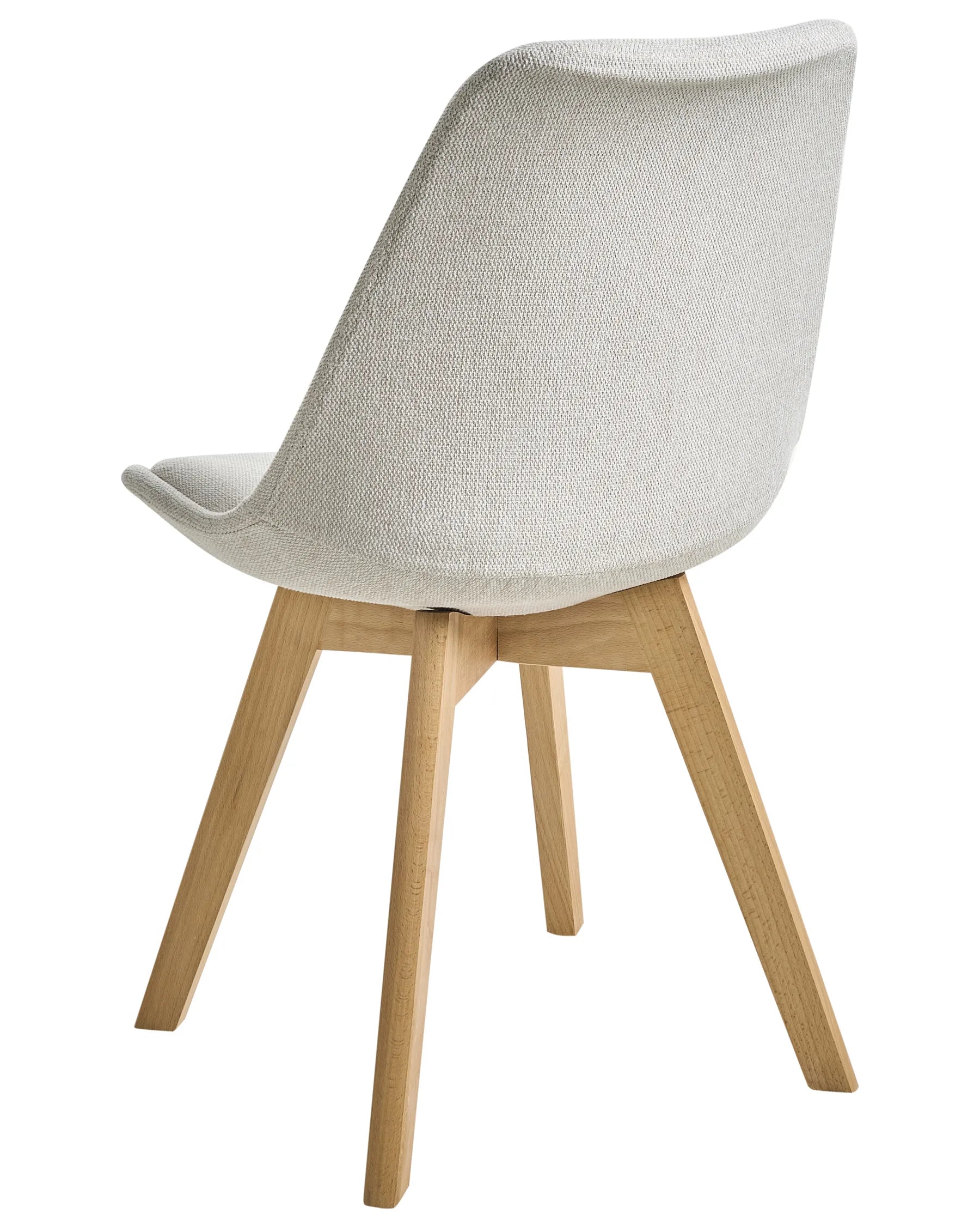 Set of 2 Dining Chairs DAKOTA II Fabric Off-White