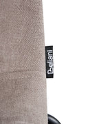 Set of 4 Dining Chairs TILLER Fabric Beige