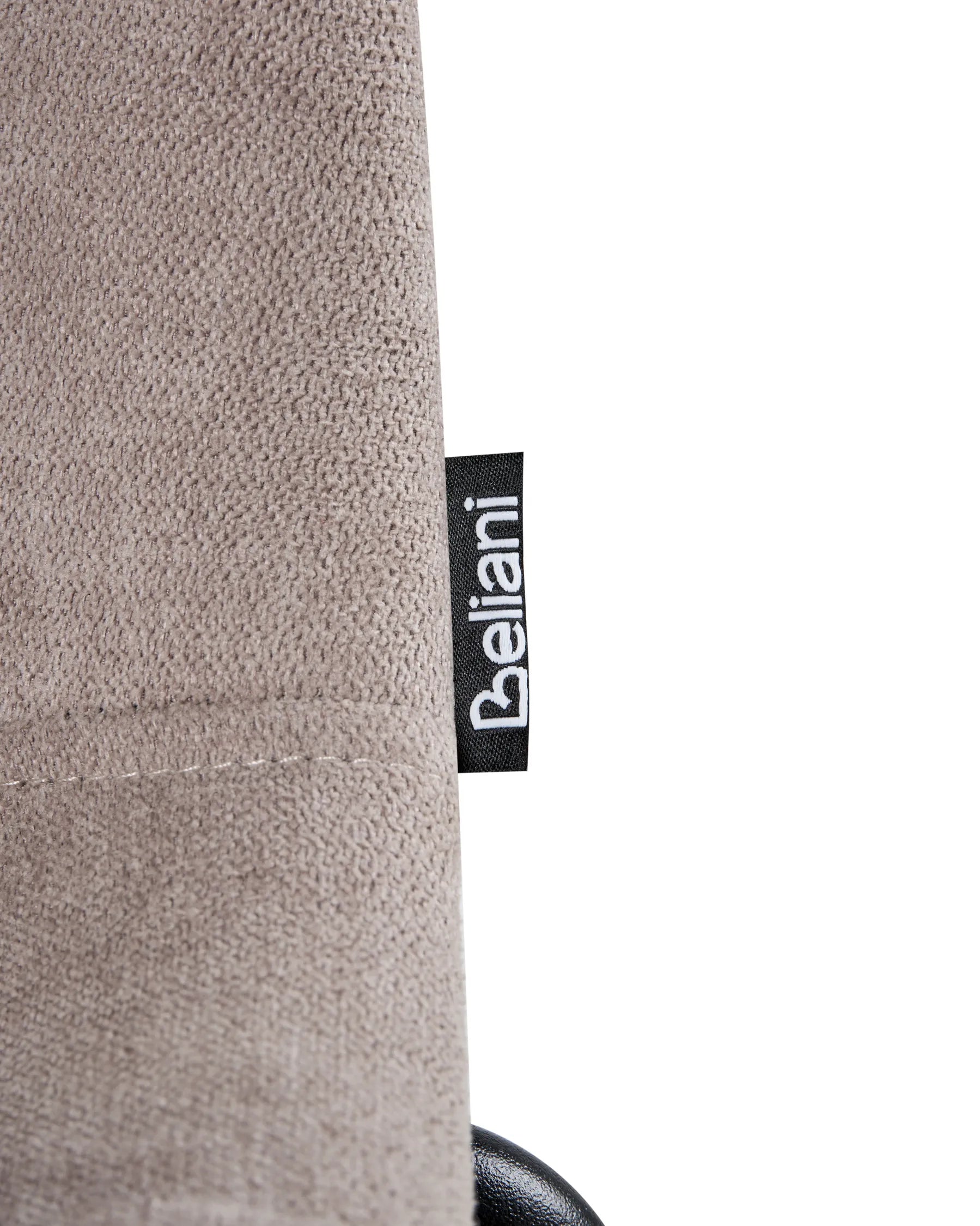 Set of 4 Dining Chairs TILLER Fabric Beige