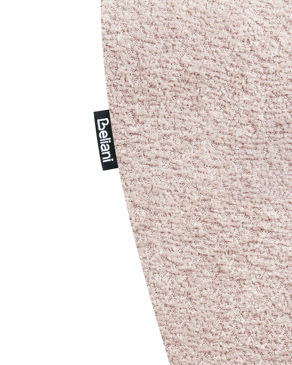 Kids Armchair Hippo MARIBO Boucle Pastel Pink